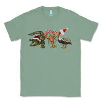 Sage Christmas alligator pelican crawfish Classic Tee - BarkalooDesign
