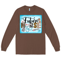 Chestnut Western Future Nurse Long Sleeve Tee - LillyAllenDesigns