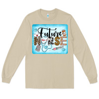 Mushroom Western Future Nurse Long Sleeve Tee - LillyAllenDesigns