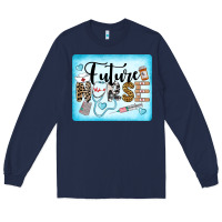 Navy Western Future Nurse Long Sleeve Tee - LillyAllenDesigns