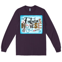 Plum Western Future Nurse Long Sleeve Tee - LillyAllenDesigns
