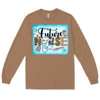 Toasted Coconut Western Future Nurse Long Sleeve Tee - LillyAllenDesigns