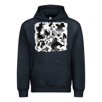 Navy cowhide Urban Hoodie - RanaPortraitStore