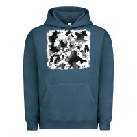 Pigment Midnight Navy cowhide Urban Hoodie - RanaPortraitStore