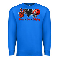True Royal Peace Love Ladybug Premium Sweatshirt - Jasminsmagicworld