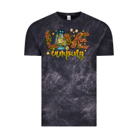 Cloud Black Love Camping Vintage Tee - CowhideDigitalArt