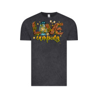 Vintage Black Love Camping Vintage Tee - CowhideDigitalArt