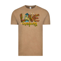 Vintage Coffee Love Camping Vintage Tee - CowhideDigitalArt