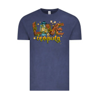 Vintage Denim Love Camping Vintage Tee - CowhideDigitalArt