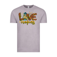 Vintage Zinc Love Camping Vintage Tee - CowhideDigitalArt