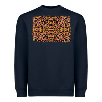 Navy leopard glitter background Heavyweight Sweatshirt - RanaPortraitStore