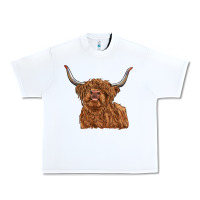 White highland cow Urban Heavy Tee - RanaPortraitStore