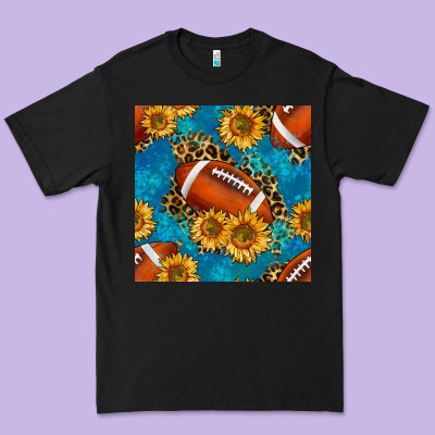 American Football With Leopard Premium Tee Designed By Bundleandbundleshop