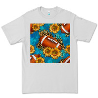 Dove Grey american football with leopard Premium Tee - BundleAndBundleShop