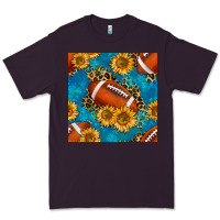 Plum american football with leopard Premium Tee - BundleAndBundleShop