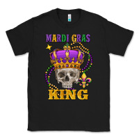 Black Skull Mardi Gras king Classic Tee - FaDigitalArtStudio