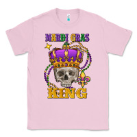 Bubblegum Pink Skull Mardi Gras king Classic Tee - FaDigitalArtStudio