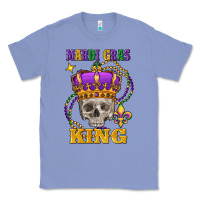 Colony Blue Skull Mardi Gras king Classic Tee - FaDigitalArtStudio