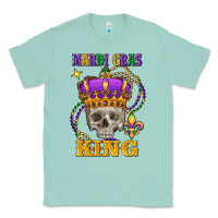 Seafoam Skull Mardi Gras king Classic Tee - FaDigitalArtStudio