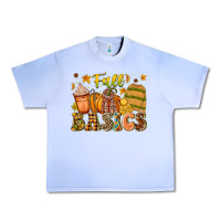 Grape Ice Fall Basics Urban Heavy Tee - CowhideDigitalArt