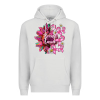 Dove Grey breast cancer sunflower Premium Hoodie - BarkalooDesign