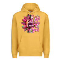 Mustard breast cancer sunflower Premium Hoodie - BarkalooDesign