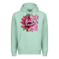 Seafoam breast cancer sunflower Premium Hoodie - BarkalooDesign