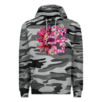 Slate Camo breast cancer sunflower Premium Hoodie - BarkalooDesign