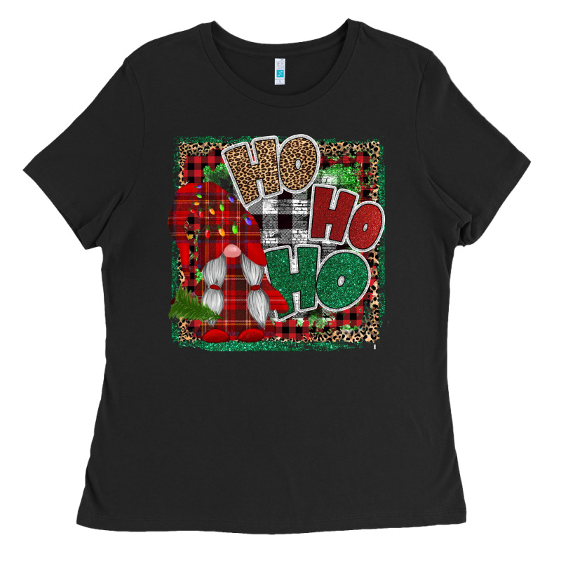 Ho Ho Ho Gnomes Ladies Tee by CowhideDigitalArt | Teevron
