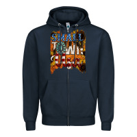 Navy small town usa gemstone Zipper Hoodie - Jasminsmagicworld
