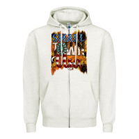 Oatmeal Heather small town usa gemstone Zipper Hoodie - Jasminsmagicworld