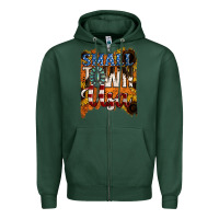 Sports Green small town usa gemstone Zipper Hoodie - Jasminsmagicworld