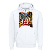 White small town usa gemstone Zipper Hoodie - Jasminsmagicworld