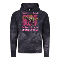 Cloud Black just a girl who loves baby spinosaurus Vintage Hoodie - Artiststas