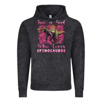 Vintage Black just a girl who loves baby spinosaurus Vintage Hoodie - Artiststas