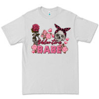 Dove Grey Valentine Babe Valentine's Day Skull Premium Tee - FaDigitalArtStudio