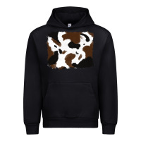 Black cowhide Urban Hoodie - RanaPortraitStore