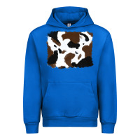 Cobalt cowhide Urban Hoodie - RanaPortraitStore