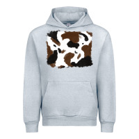 Heather Grey cowhide Urban Hoodie - RanaPortraitStore