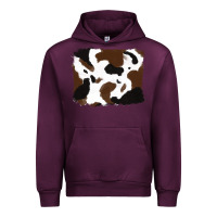 Mauve Wine cowhide Urban Hoodie - RanaPortraitStore