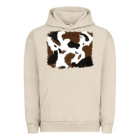 Pigment French Oak cowhide Urban Hoodie - RanaPortraitStore