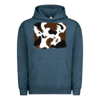 Pigment Midnight Navy cowhide Urban Hoodie - RanaPortraitStore