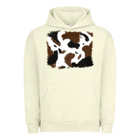 Pigment Pistachio cowhide Urban Hoodie - RanaPortraitStore