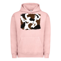 Pigment Salmon cowhide Urban Hoodie - RanaPortraitStore