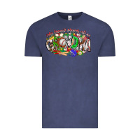 Vintage Denim my favorite platers call me grandma baseball Vintage Tee - CowhideDigitalArt