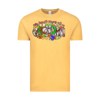 Vintage Mustard my favorite platers call me grandma baseball Vintage Tee - CowhideDigitalArt