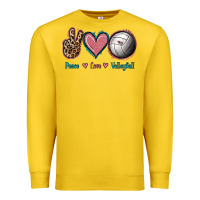 Lemon Peace Love Volleyball Premium Sweatshirt - Jasminsmagicworld