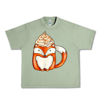 Oil Green coffee cups animal Urban Heavy Tee - CowhideDigitalArt