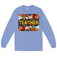 Colony Blue Western Teacher Black And Glitter Long Sleeve Tee - LillyAllenDesigns