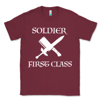 Burgundy Soldıer First Class Classic Tee - Bettercallsaul